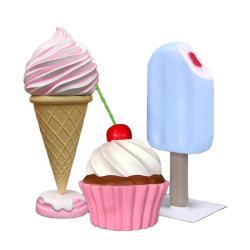 Статуэтка из стеклопластика в стиле поп-арт Леденец (арт. 26-1090518)