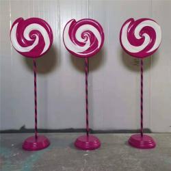 Скульптура Леденец Тросточка из Фибергласа для декора (арт. 26-1090530)