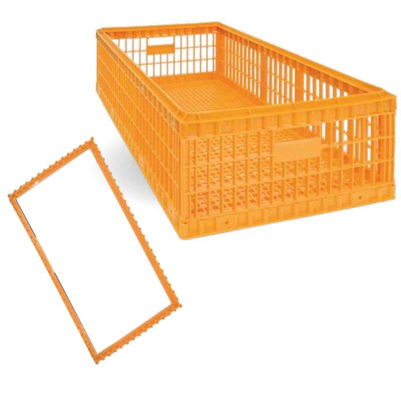 Ящик для транспортировки кур пластиковый с открытым верхом (арт. 26-1200002)