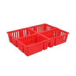 Ящик пластиковый 4-секционный для транспортировки птицы (арт. 26-1200033)