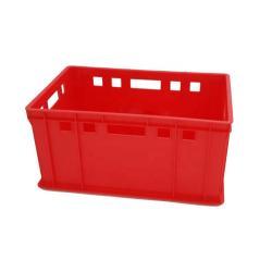 Ящик пластиковый штабелируемый красный для мяса птицы (арт. 26-1200068)