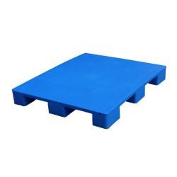 Паллет пластиковый HDPE синий 1200x1000 для транспортировки (арт. 26-1200075)