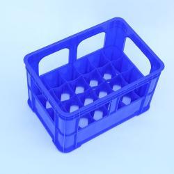 Ящик пластиковый HDPE цветной для бутылок (арт. 26-1200116)