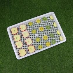 Лоток пластиковый пищевой белый для сушки (арт. 26-1200137)