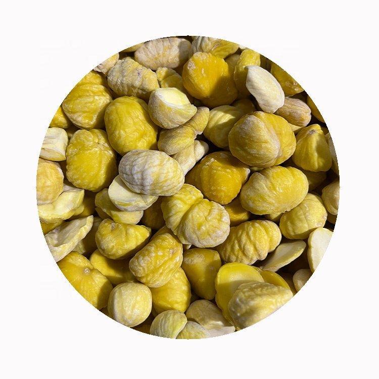 Каштаны очищенные замороженные IQF 10 кг для еды (арт. 26-1302022)