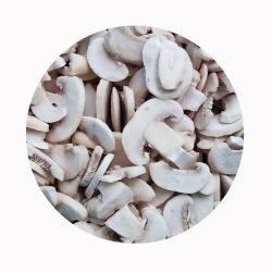 Грибы шампиньоны целые белые органические IQF (арт. 26-1302137)