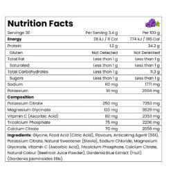 Энергетический порошок без сахара со вкусом винограда для бодрости (арт. 26-1002030)