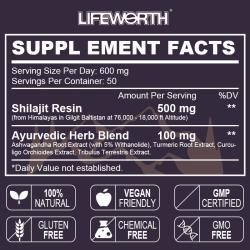 Капсулы с гималайской смолой шиладжит и фульвокислотой для иммунитета (арт. 26-1002200)