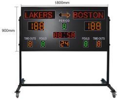 Табло для баскетбола беспроводное LED портативное уличное (арт. 26-2002137)