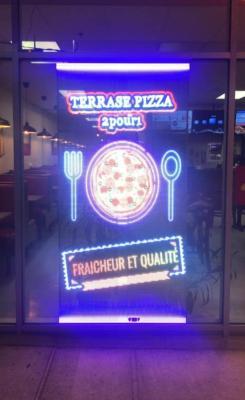 Дисплей LED прозрачный ультратонкий для стеклянных витрин (арт. 26-2002198)