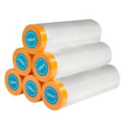 Пленка защитная PE полупрозрачная термостойкая для покраски авто (арт. 26-1902155)