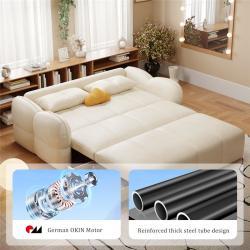 Диван-кровать электрический с пультом и ящиком для гостиной (арт. 26-2102023)