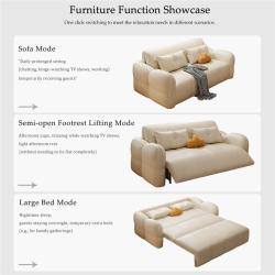 Диван-кровать электрический с пультом и ящиком для гостиной (арт. 26-2102023)