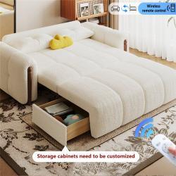 Диван-кровать электрический трансформер ткань кожа для дома и отелей (арт. 26-2102024)