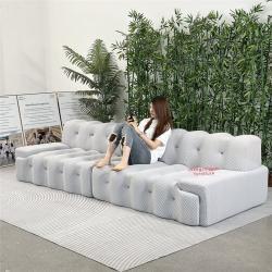 Диван угловой тканевый с пуговицами для гостиной (арт. 26-2102033)