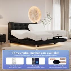 Кровать с электроприводом кожаная с массажем для отдыха (арт. 26-2102048)