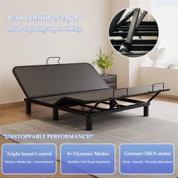 Кровать с электроприводом кожаная регулируемая для отдыха (арт. 26-2102051)