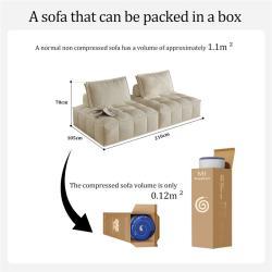 Диван модульный с памятью формы 45D для гостиной (арт. 26-2102063)