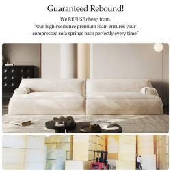 Диван из плотного поролона для небольших помещений (арт. 26-2102064)