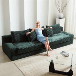 Диван-кровать с высокой плотностью ткани и мягкой обивкой для виллы (арт. 26-2102066)