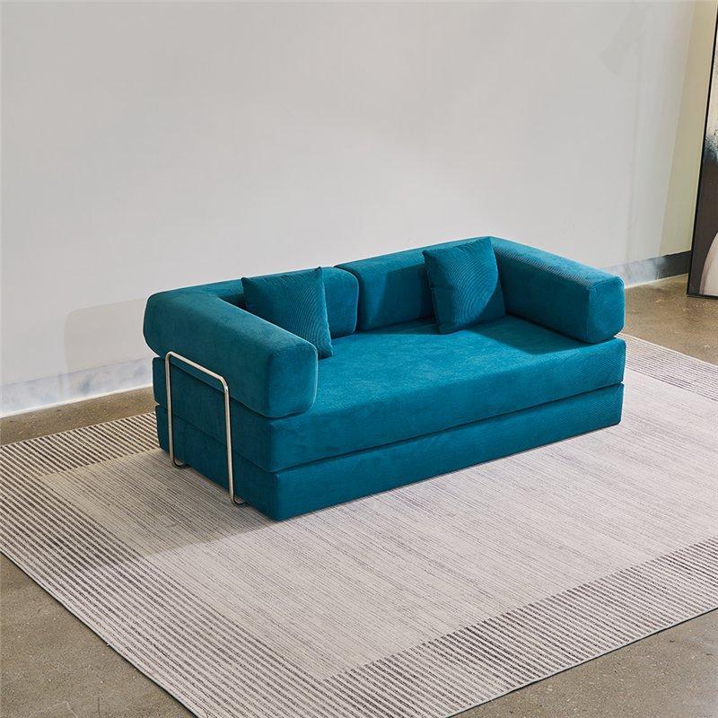 Диван модульный тканевый с высокоплотным наполнителем для виллы (арт. 26-2102072)