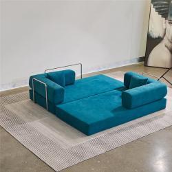 Диван модульный тканевый с высокоплотным наполнителем для виллы (арт. 26-2102072)