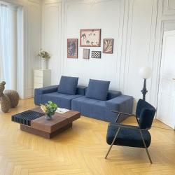 Диван-кровать модульный минималистичный для квартиры (арт. 26-2102074)