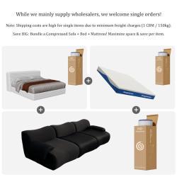 Диван трансформер из поролона с обивкой для дома (арт. 26-2102086)