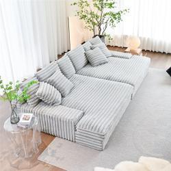 Диван-кровать модульный тканевый раскладной для квартиры (арт. 26-2102087)