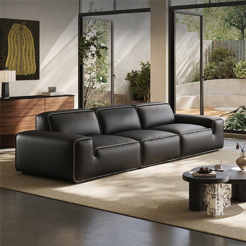 Диван модульный кожаный для гостиной (арт. 26-2102108)