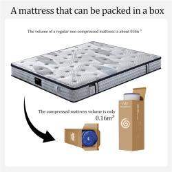 Матрас гибридный с пружинами карманного типа дышащий для спальни (арт. 26-2102114)