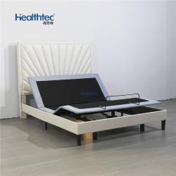 Кровать с кожаным хранилищем king-size для дома (арт. 26-1702007)