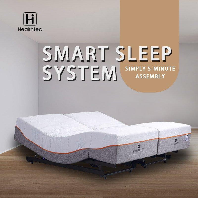 Кровать двуспальная с электроприводом и металлическим каркасом (арт. 26-1702015)