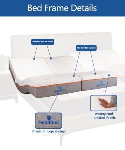 Кровать электрическая регулируемая king size для комфорта (арт. 26-1702026)