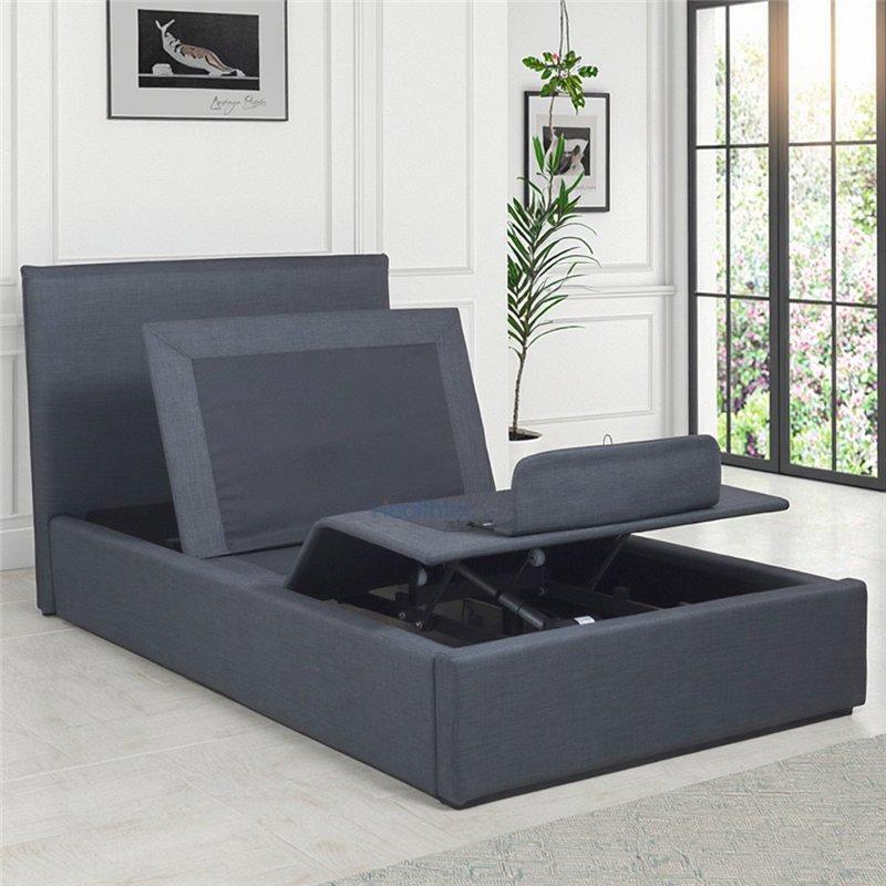 Кровать с регулируемой жесткостью и массажем для отдыха (арт. 26-1702035)