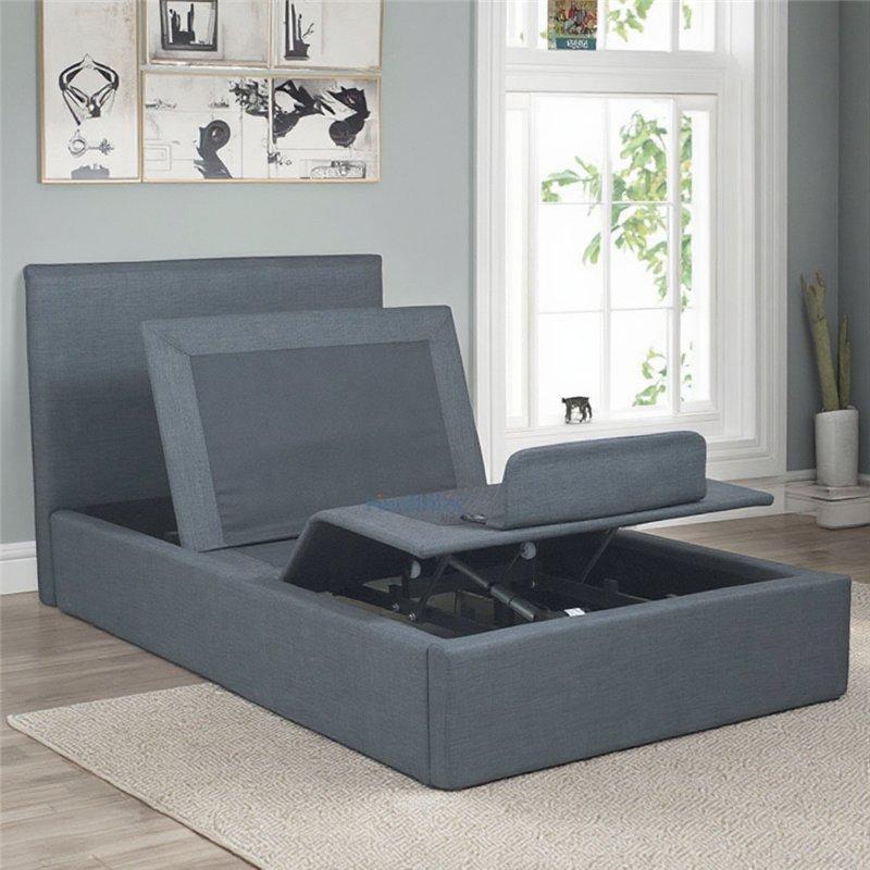 Кровать с электроприводом queen size черная для дома (арт. 26-1702041)