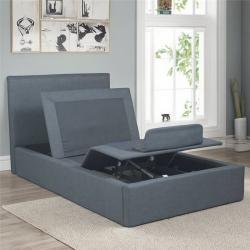 Кровать с электроприводом queen size черная для дома (арт. 26-1702041)