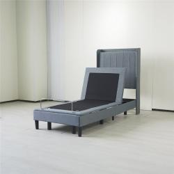 Кровать с массажем queen size металлическая с деревянными изголовьями (арт. 26-1702073)