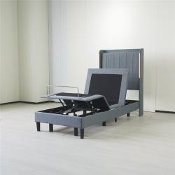 Кровать с деревянными изголовьями, регулируемая, большая (арт. 26-1702075)