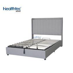 Кровать с мягким изголовьем и скрытым отсеком для спальни (арт. 26-1702097)