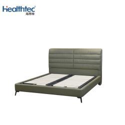 Кровать двуспальная кожаная king size для большой спальни (арт. 26-1702104)