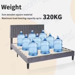 Кровать с мягкой обивкой и ящиками для спальни (арт. 26-1702120)