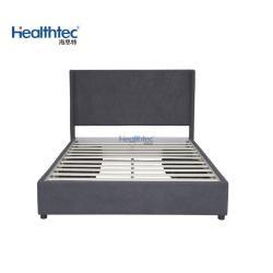 Кровать с мягкой обивкой и ящиками queen size для дома (арт. 26-1702125)