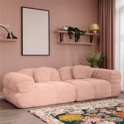 Диван модульный угловой из сжатой ткани для гостиной (арт. 26-1702220)