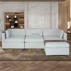 Диван угловой модульный тканевый для гостиной (арт. 26-1702282)