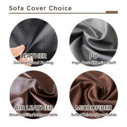 Диван-реклайнер кожаный 3-местный для дома/офиса (арт. 26-1702283)