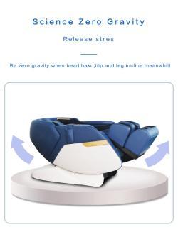 Кресло-реклайнер кожаное с беспроводной музыкой и массажем (арт. 26-1702305)