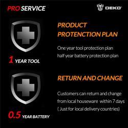 Deko гайковерт аккумуляторный бесщеточный 20V 13мм (арт. 26-2402014)