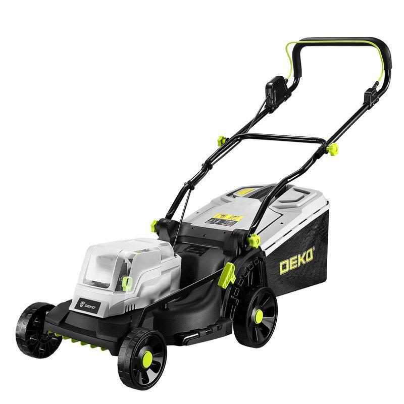 Газонокосилка DEKO аккумуляторная бесщеточная 370 мм (арт. 26-2402020)