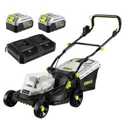 Газонокосилка DEKO аккумуляторная бесщеточная 370 мм (арт. 26-2402020)